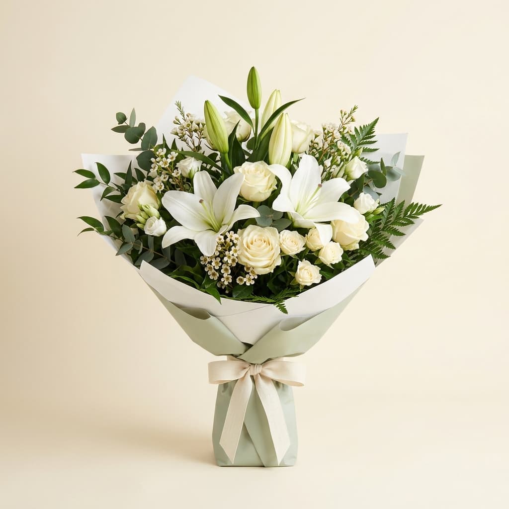 White Lily Bouquet